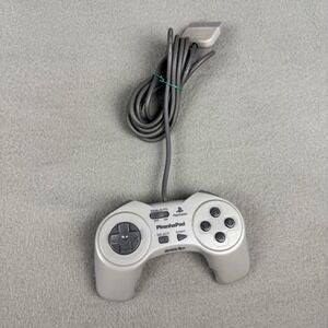 Piranha Pad Playstation 1 Gray Wired Controller for PS1 SV-100 Tested